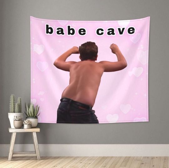 Gibby Babe Cave Tapestry Bohemian Fabric Wall Hanging Home Decor Curtain Retro Wall