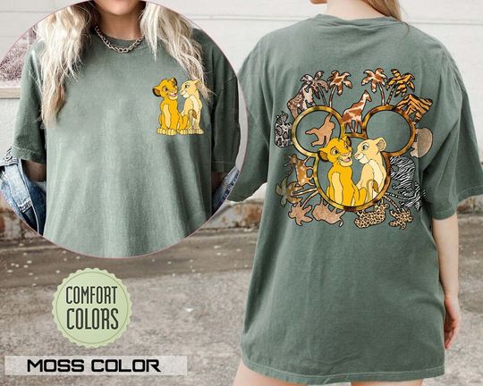 Disney Lion King Couple Shirt, Simba and Nala Shirt, Disney Honeymoon Shirt, Animal Kingdom Shirt