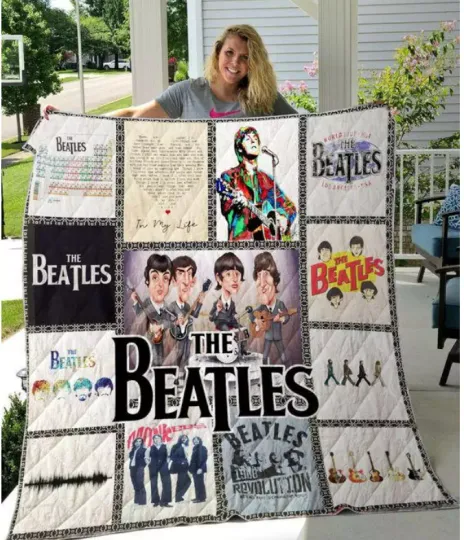 new, The Beatles blanket-  new new MOm gift, mother day blanket -  new new