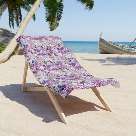 taylor version Beach Towel, T Swift Merch, Gift, Taylor Towel, Printed Pattern Towel