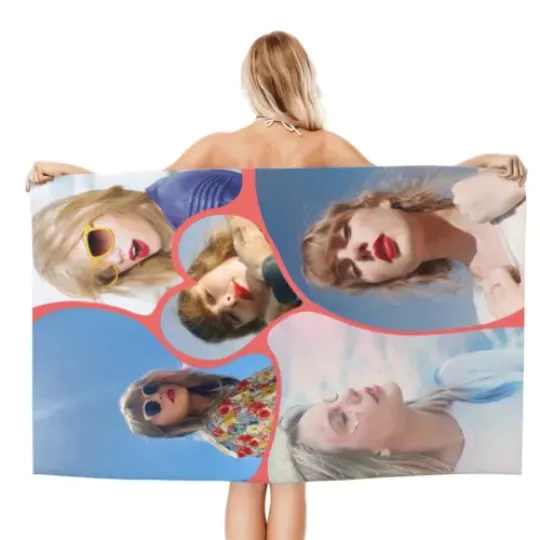 Taylor Beach Towel: Dive into Luxury with Your Idol
