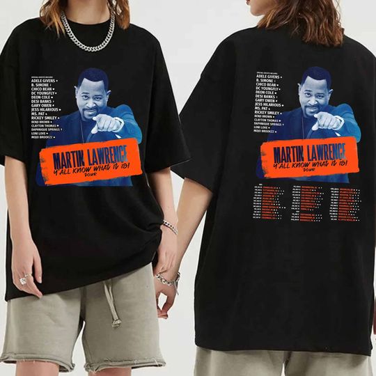 Martin Lawrence Yall Know What It Is Tour 2024-2025 Shirt, Martin Lawrence Fan Double Sided T-Shirt