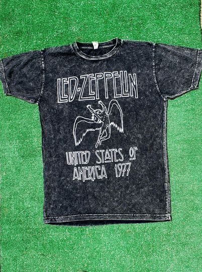 LED ZPELIN 1977 tour shirt vintage