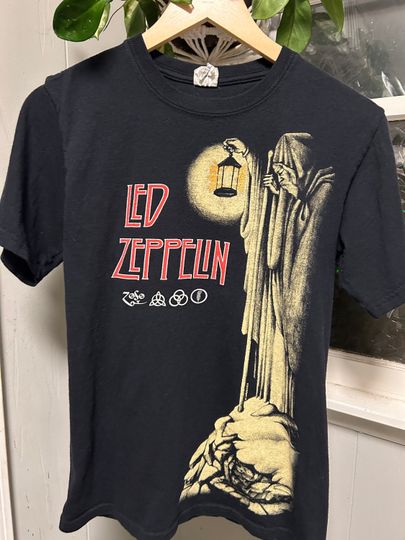 LED ZPELIN - Stairway To Heaven Vintage 2012 Print Shirt - Size Small