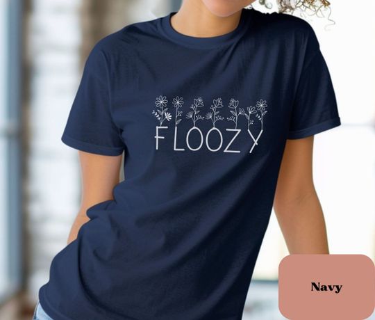 Inappropriate Floozy Floral Shirt, Funny Prank Botanical Gag Gift