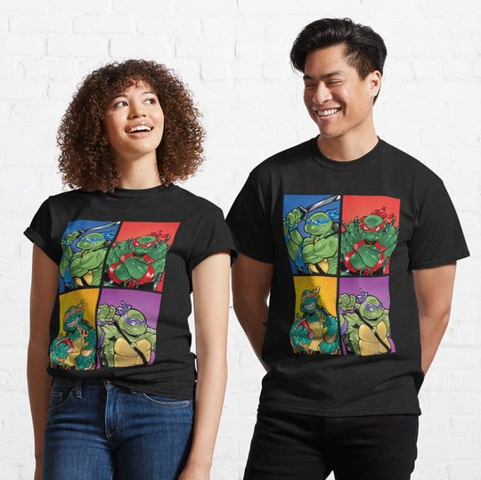 Super Teenage Turtles Martial Arts Classic T-Shirt