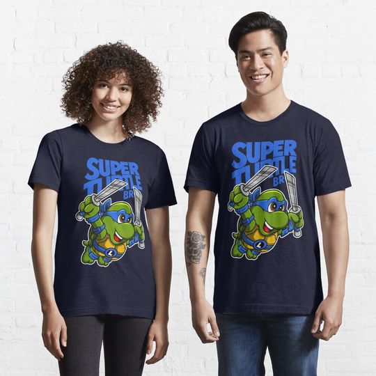 Super Turtle Bros - Leo Essential T-Shirt