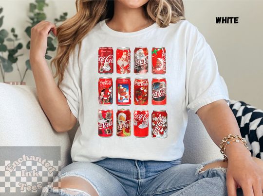 Santa Claus Coke Soda Trendy Shirt, Christmas Coca Cola shirt, TikTok Viral, funny meme