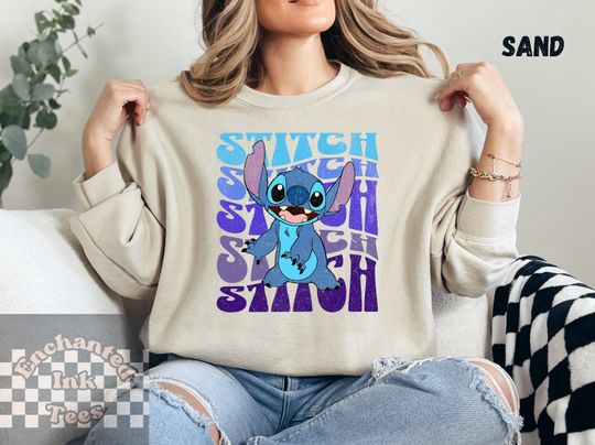Groovy Stitch Vintage Disney Sweatshirt