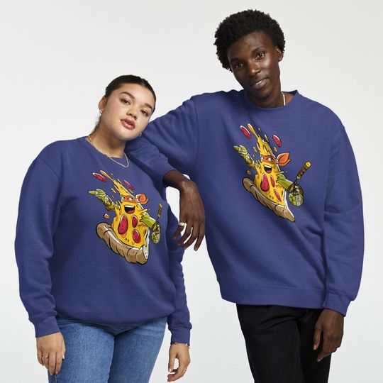 Ninja Turtles Sweatshirt, Pizza Sweatshirt