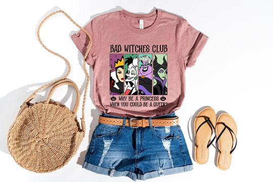 Disney Villains Shirt, Bad Witches Club T-Shirt