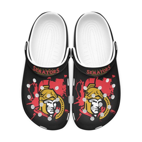 Ottawa Senators Sandals, Clogs, Toe Sandal Soft Lightweight Footwear Men Women