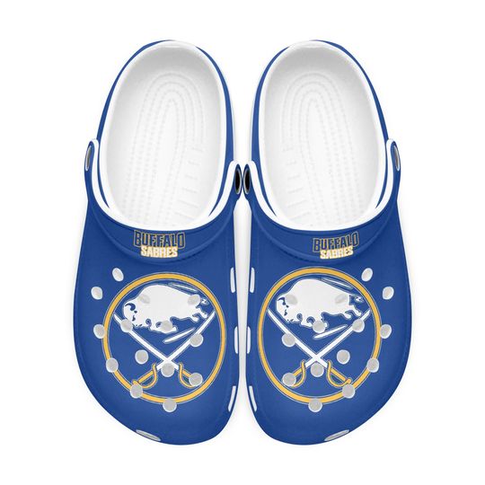 Buffalo Sabres Sandals, Clogs, Toe Sandal Soft Lightweight Footwear Men Women