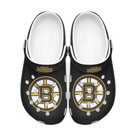 Boston Bruins Sandals, Clogs, Toe Sandal Soft Lightweight Footwear Men Women