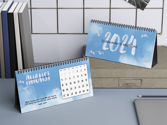 Personalized 1989 Style Taylor Desk Calendar with life advice from Taylor | Gift for taylor version