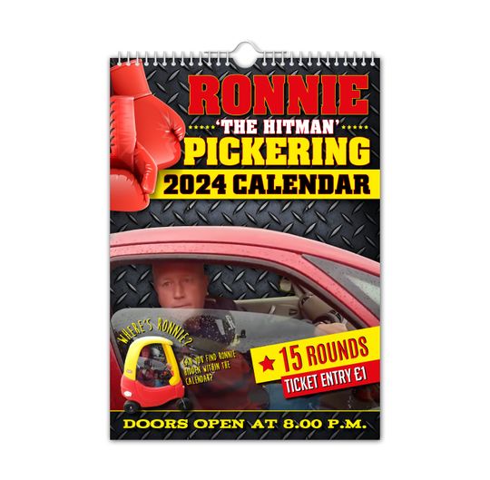 Ronnie Pickering - 2024 Wall Calendar, Funny, Gift Idea, Novelty, Humour