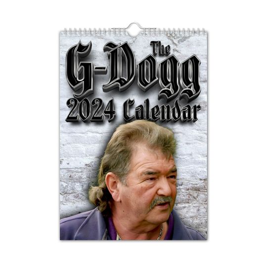 The G-Dogg - 2024 Wall Calendar, Funny, Gift Idea, Novelty, Humour
