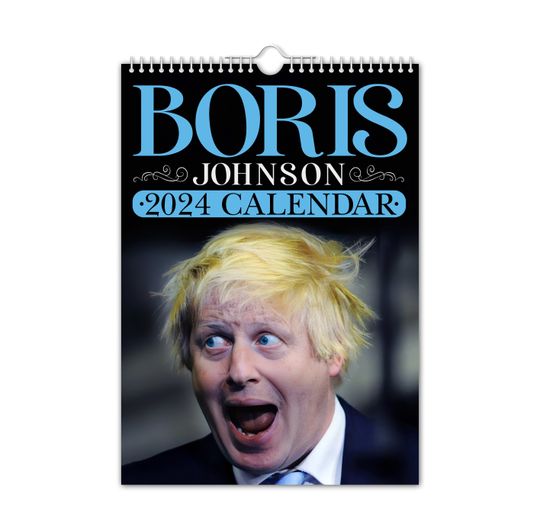 Boris Johnson - 2024 Wall Calendar, Funny, Gift Idea, Novelty, Humour