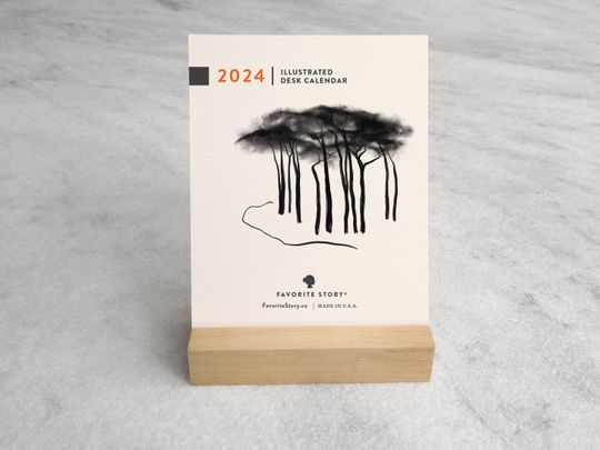 Trees 2024 Desk Calendar | Desk Calendar 2024