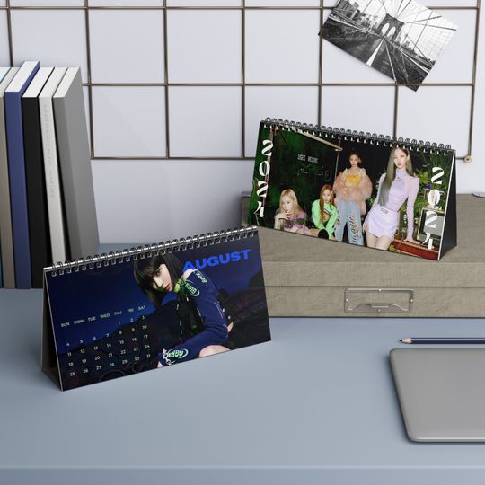 Aespa 2024 Desk Calendar | Kpop Desk Calendar, Kpop 2024 New Year, Kpop Gifts, Desk Decor