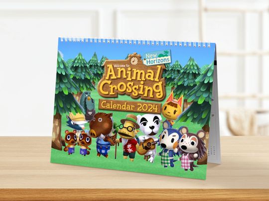 Calendars 2024 Animal Crossing Family, Wall Decoration