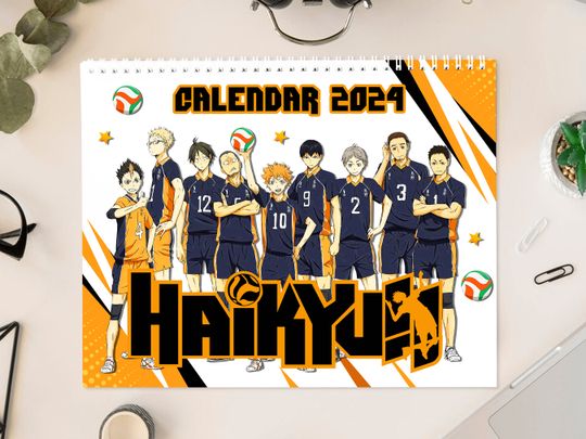 Calendars 2024 Haiikyuu, Wall Decoration