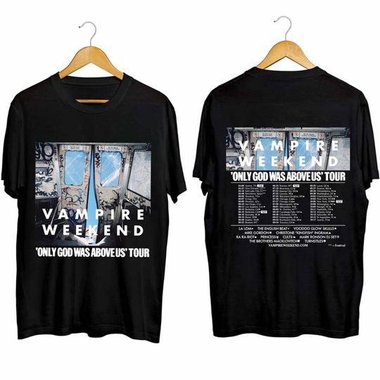 Vampire Weekend 2024 Tour Double Sided Shirt