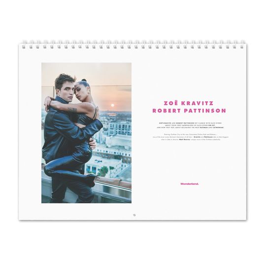 Zoe Kravitz & Robert Pattinson - A World of Fantasy - 2024 Wall Calendar