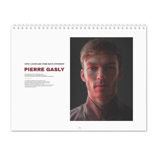 Pierre Gasly Vol.1 - 2024 Wall Calendar