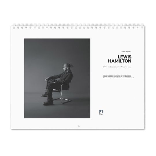 Lewis Hamilton Vol.1 - 2024 Wall Calendar