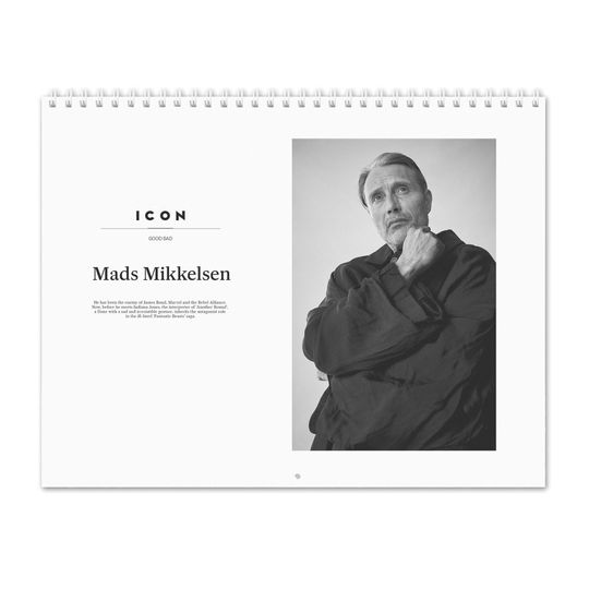 Mads Mikkelsen Vol.5 - 2024 Wall Calendar