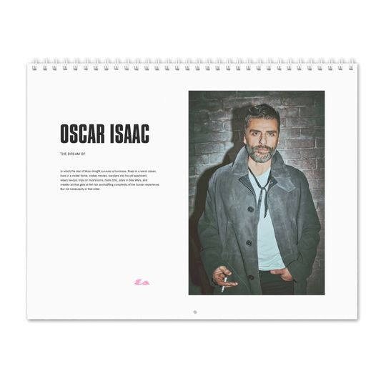Oscar Isaac Vol.1 - 2024 Wall Calendar