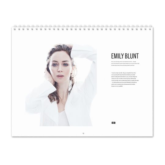 Emily Blunt Vol.1 - 2024 Wall Calendar