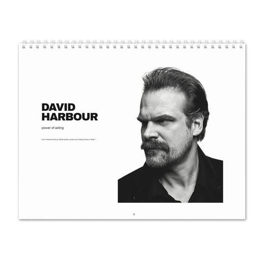 David Harbour Vol.1 - 2024 Wall Calendar