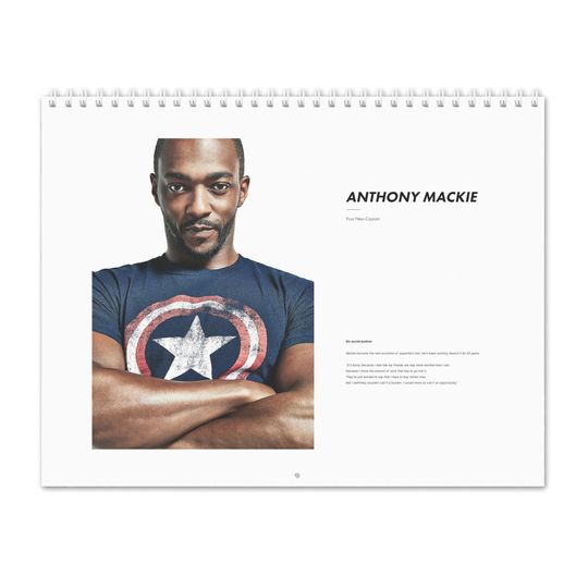 Anthony Mackie Vol.1 - 2024 Wall Calendar