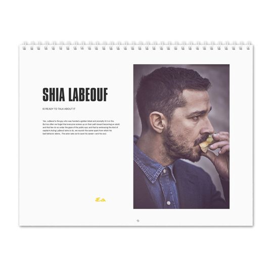 Shia LaBeouf Vol.2 - 2024 Wall Calendar
