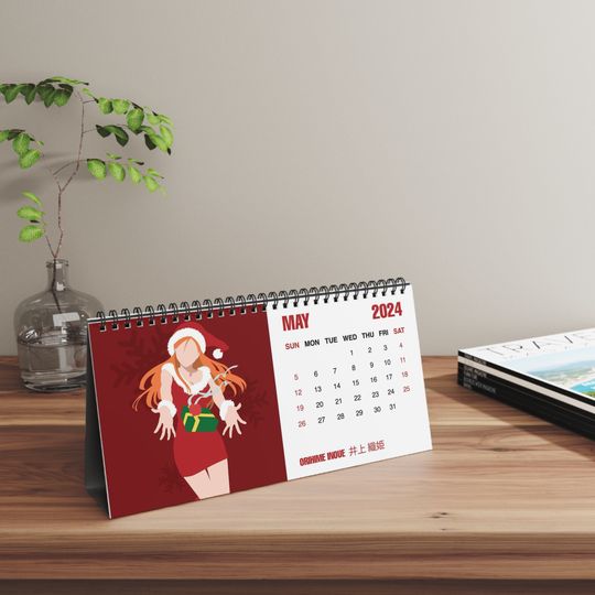 2024 Anime Manga Desk Calendar | 2024 Desk Calendar | 2024 Calendar | Anime Calendar
