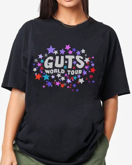 Olivia Rodrigo Guts Tour 2024 Shirt, The Guts World Tour 2024 Shirt