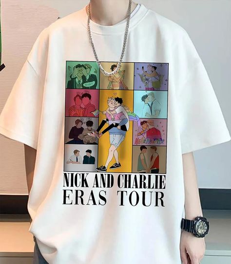 Nick And Charlie Heartstopper Eras Tour Shirt, Heartstopper Lgbtq Movie T-shirt