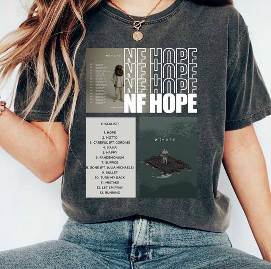 NF Hope Album Shirt, NF Hope Tour 2024 T-Shirt, NF Fan Gifts Shirt