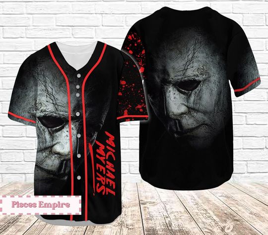 Michael Myers Horror Movie Shirt, Friday The 13Th Athletic Baseball Jersey Shirt