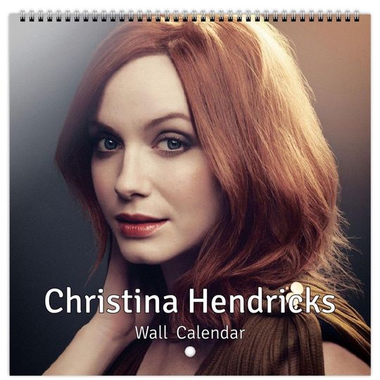 Christina Hendricks Wall calendar