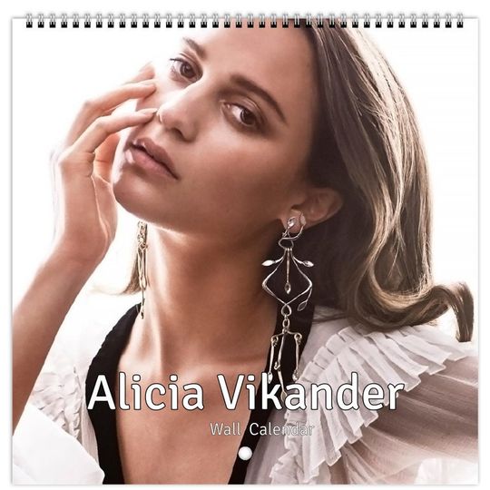 Alicia Vikander Wall calendar, New Year Gift