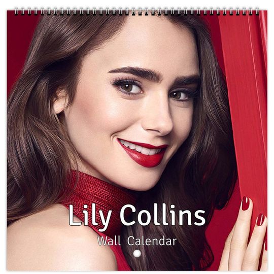 Lily Collins Wall calendar, New Year Gift