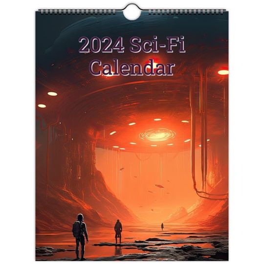 2024 Sci-Fi Calendar, Science Fiction, Scifi