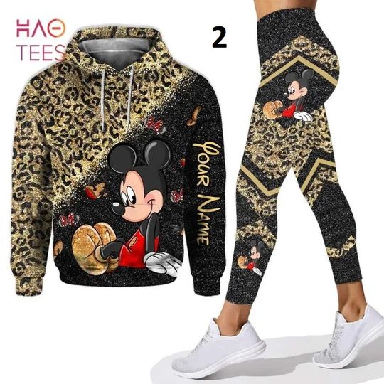 Disney Mickey Mouse 3D Hoodie Leggings Set
