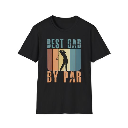 Best Dad by Par Shirt, Golf Tee, Vintage Golf, Gift for Dad & Grandpa