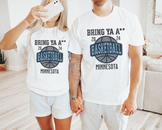 Comfort Colors Minnesota Basketball Shirt, Anthony Edwards Bring Ya A**