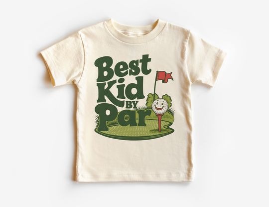 Best Kid By Par Shirt - Kids Funny Golf Clothing - Golf Lover Tee