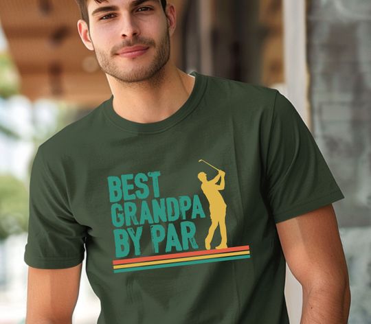 Best Papa By Par Shirt, Fathers Day Gift, Dad Golf T Shirt, Golf Gift for Men